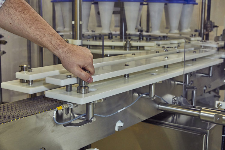 Spee-Dee Rotary filler Changeover